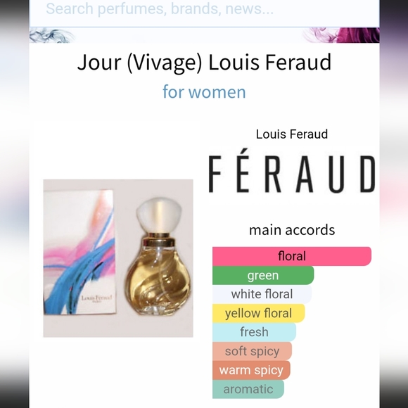 🌻"Vivage Jour" by Louis Feraud fragrance - Picture 4 of 5